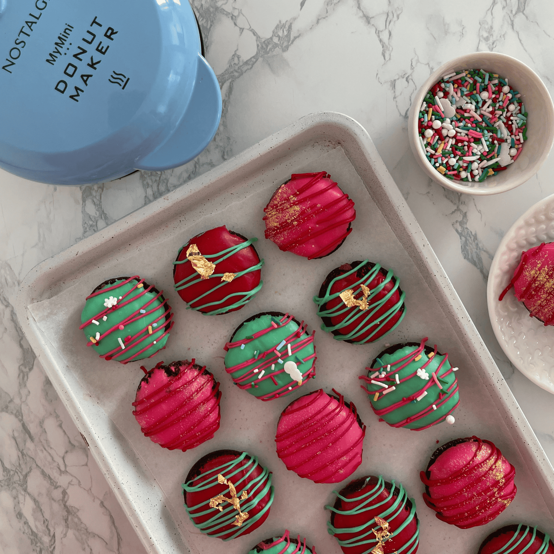 Carmel Stuffed Brownie Bites