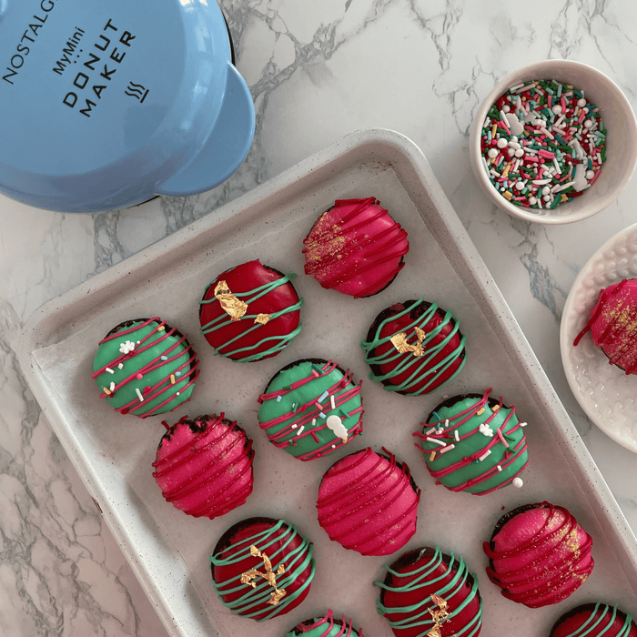 Carmel Stuffed Brownie Bites