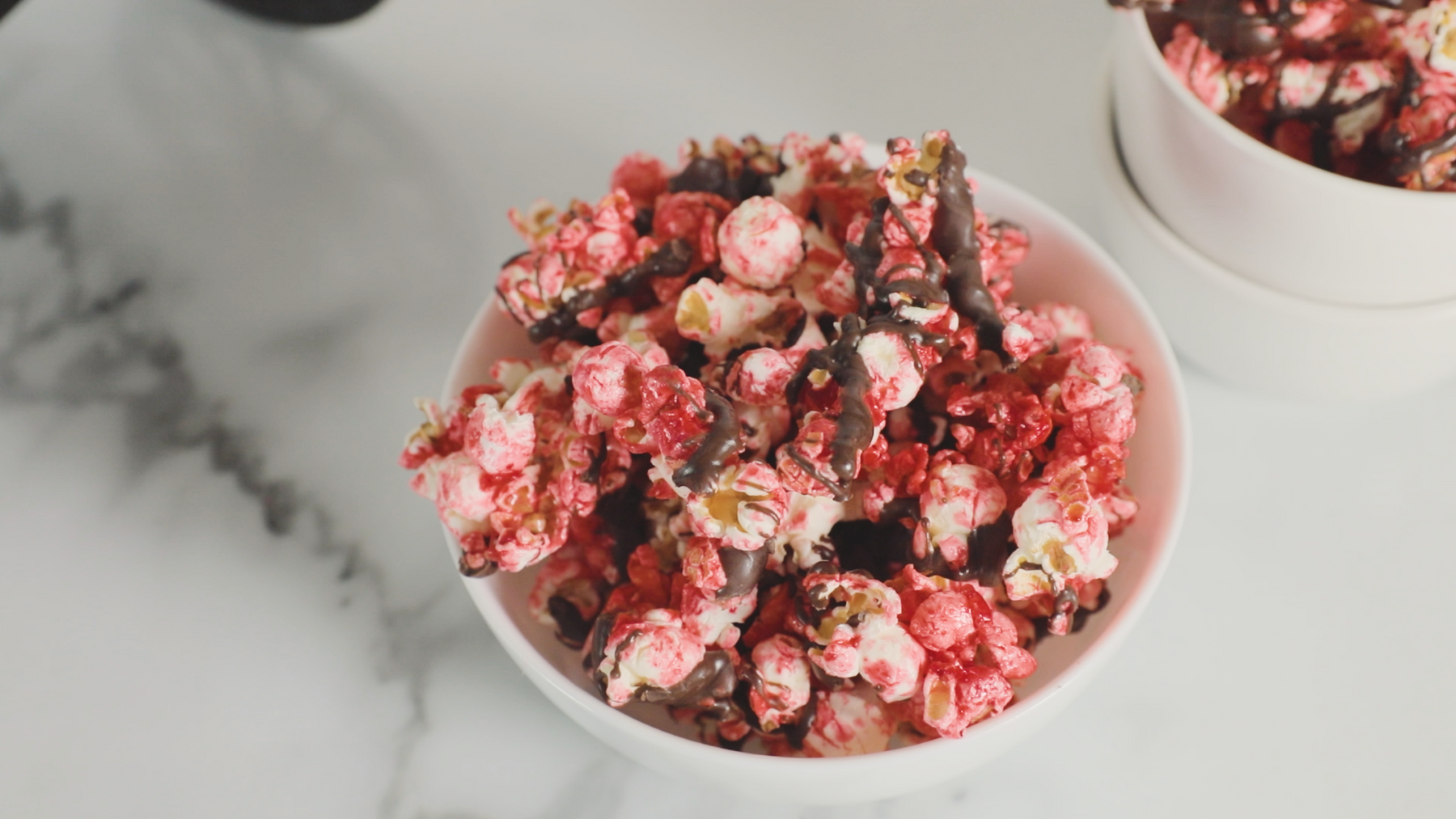 Chocolate Strawberry Popcorn