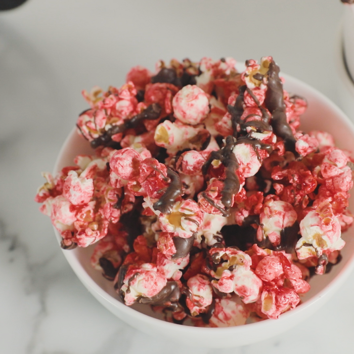 Chocolate Strawberry Popcorn