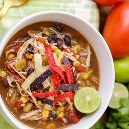 Slow Cooker Chicken Tortilla Soup