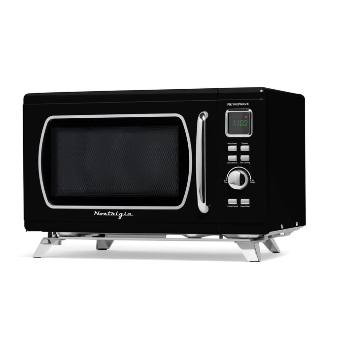 Mid-Century Retro 0.9 Cu. Ft. Microwave