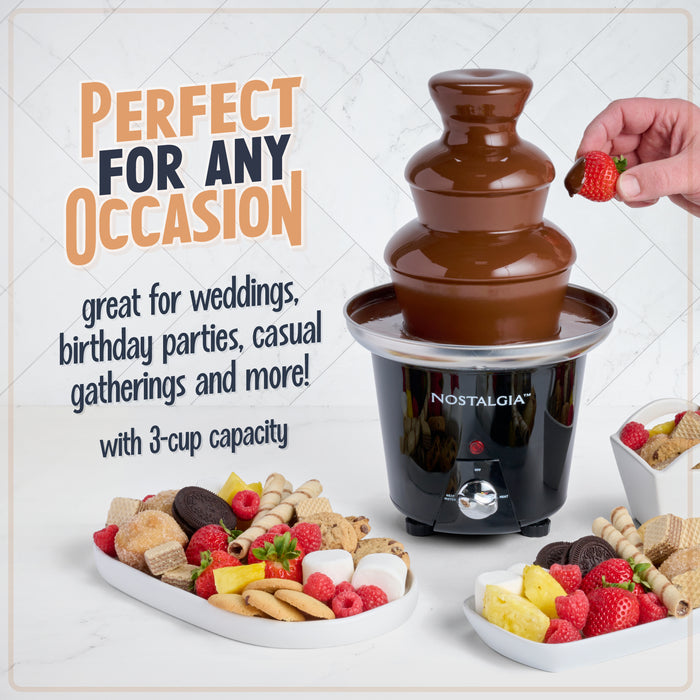 3-Tier 1.5-Pound Chocolate Fondue Fountain