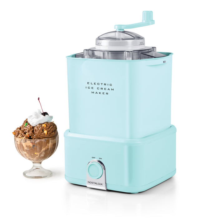 Electric Ice Cream Maker with Candy Crusher