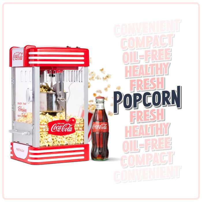 Coca-Cola 2.5-Oz. Kettle Popcorn Maker, Red