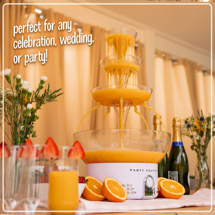 Retro 3-Tier Lighted Party Fountain