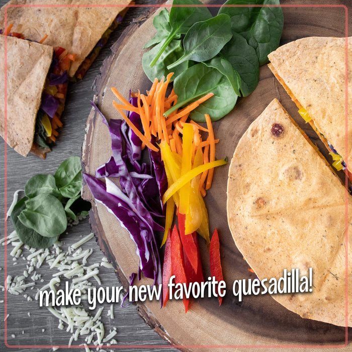 6-Wedge Electric Quesadilla Maker with Extra Stuffing Latch