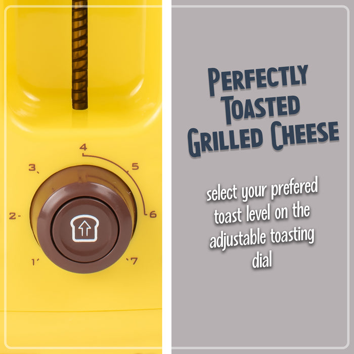 Deluxe Grilled Cheese Sandwich Toaster with Toasting Baskets with Extra Wide Slots