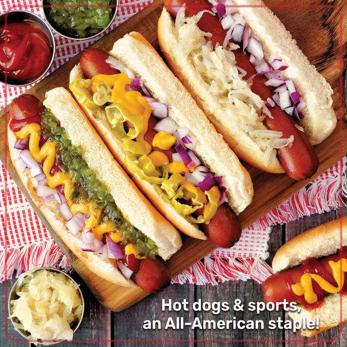 Nostalgia Game Day Hot Dog Steamer and Bun Warmer