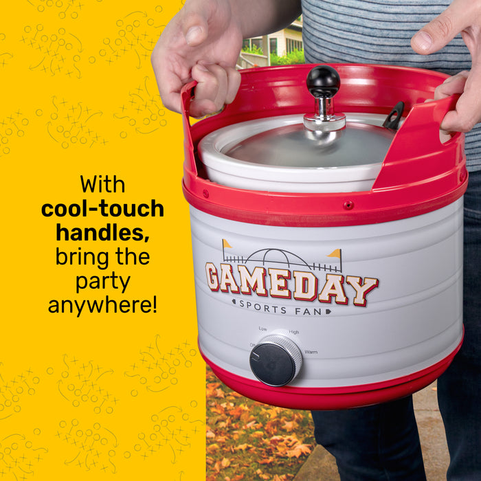 Game Day Kickin’ Keg Cooker