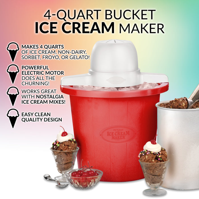 4-Quart Electric Ice Cream Maker
