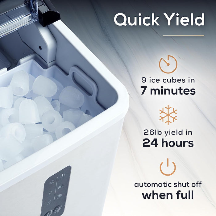 Igloo Automatic Self-Cleaning 26-Pound Ice Maker, Stainless