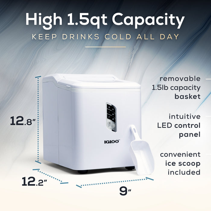 Igloo Automatic Self-Cleaning 26-Pound Ice Maker