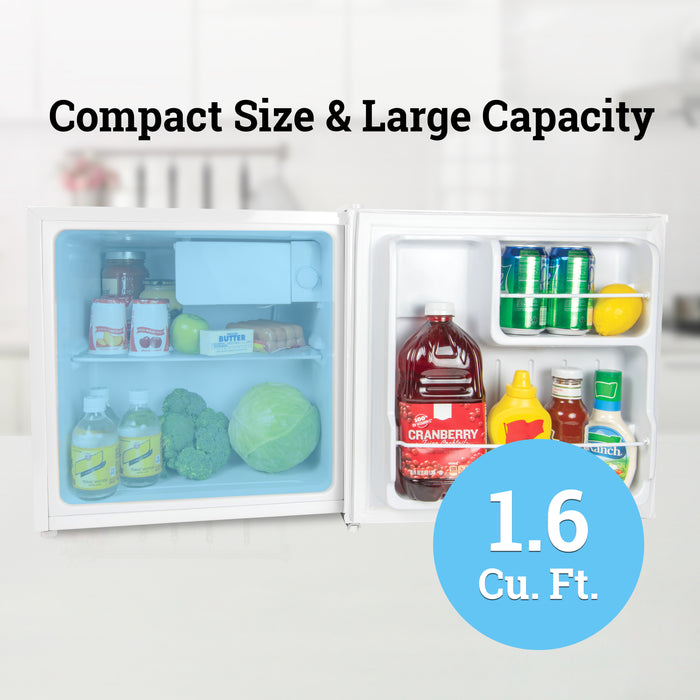 Igloo 1.6 Cu.Ft. Refrigerator With Freezer, White