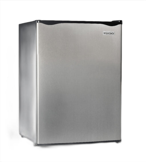 Igloo 2.6 Cu. Ft. Refrigerator w/ Freezer, Platinum
