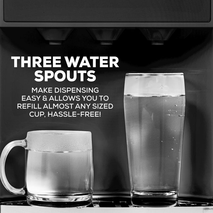 Igloo Retro Hot, Cold & Room Temperature Bottom-Load Water Dispenser