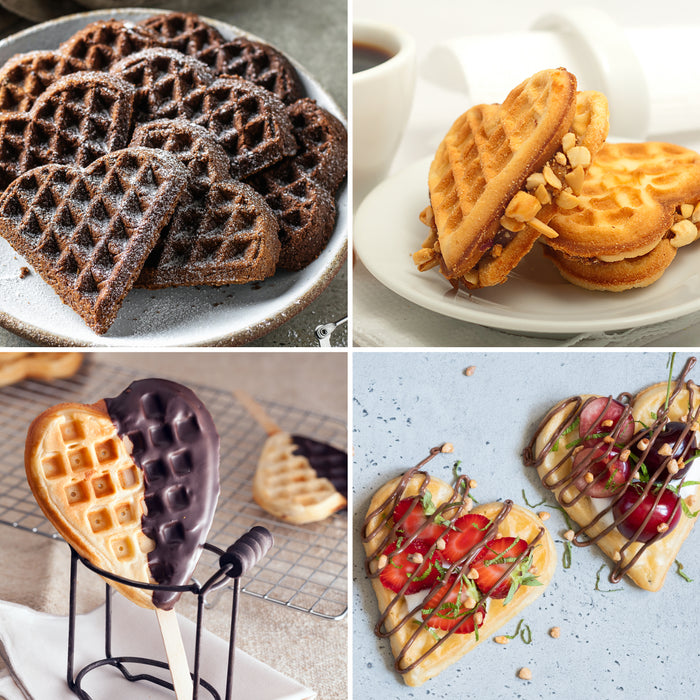 MyMini Personal Electric Heart Waffle Maker