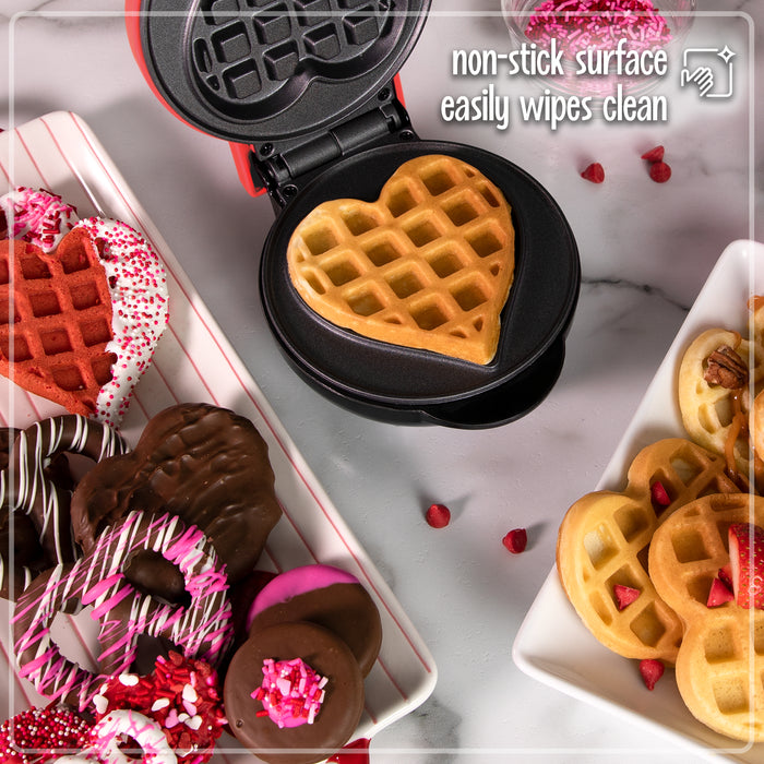 MyMini Personal Electric Heart Waffle Maker