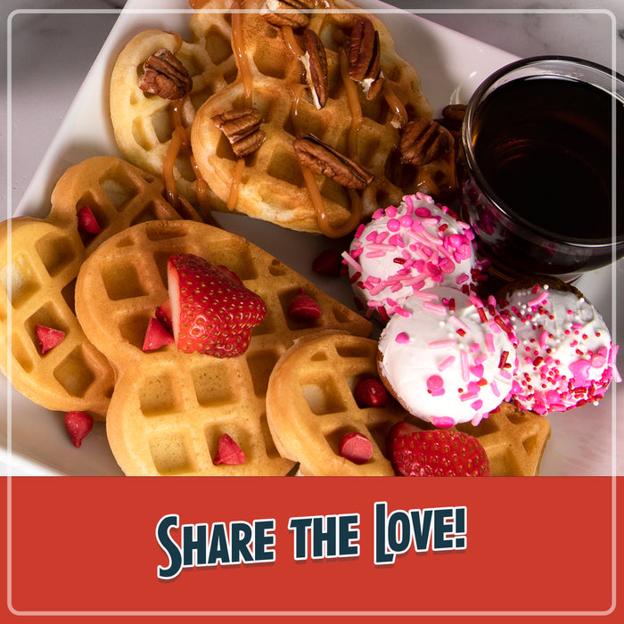 MyMini Personal Electric Heart Waffle Maker