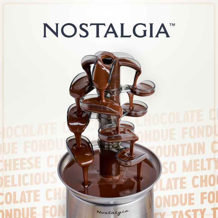 2-Pound Stainless Steel Cascading Fondue Fountain
