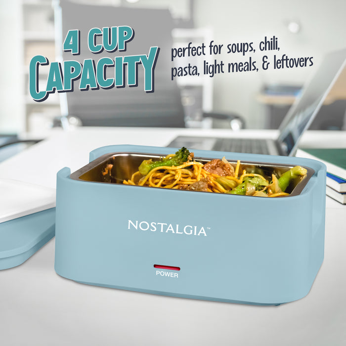 Nostalgia 32 oz. Portable Heated Lunch Box