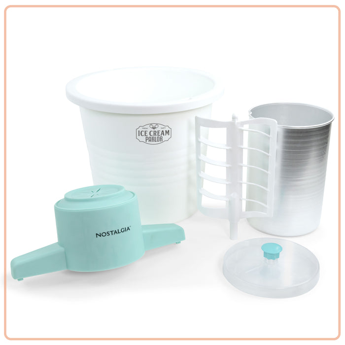 4-Quart Parlor Electric Ice Cream Maker - White
