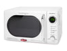 Retro 0.7 Cubic Foot 700-Watt Countertop Microwave Oven - White