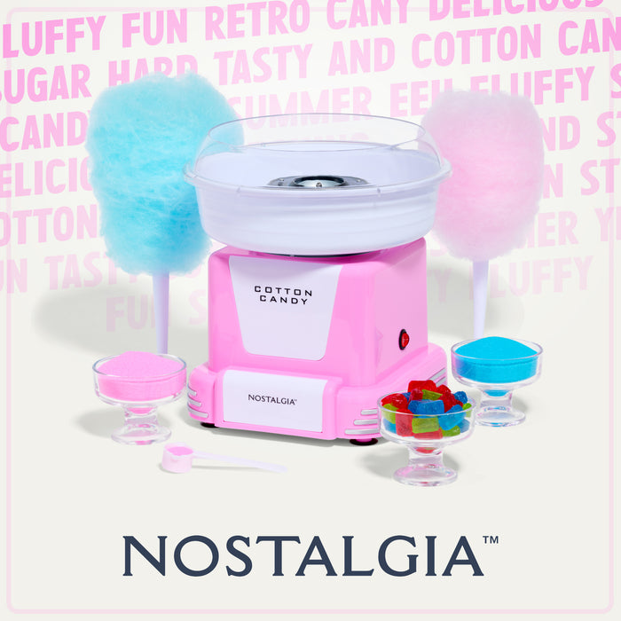Hard & Sugar-Free Candy Cotton Candy Maker, Pink