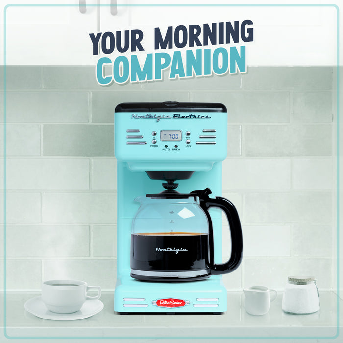 Retro 12-Cup Coffee Maker