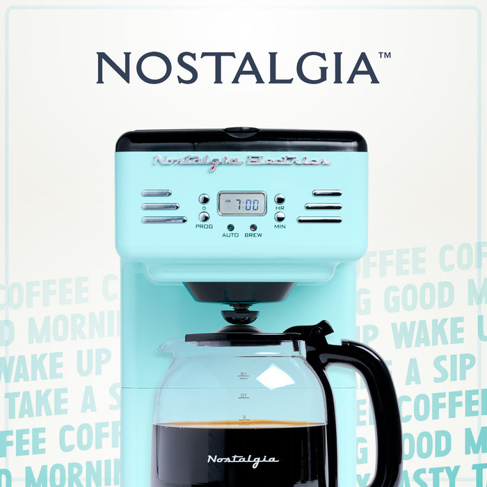Retro 12-Cup Coffee Maker