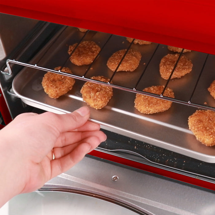 Nostalgia RTOV2RR Retro 12-Slice Convection Toaster Oven