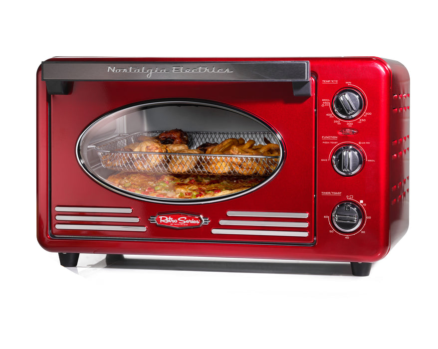 Nostalgia RTOV2RR Retro 12-Slice Convection Toaster Oven