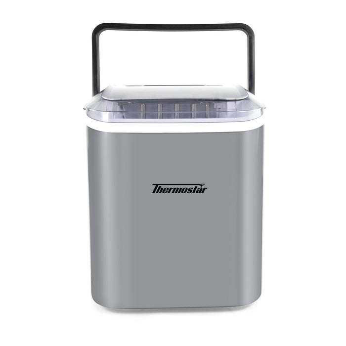Thermostar 26-Pound Automatic Self-Cleaning Portable Countertop Ice Maker Machine With Handle