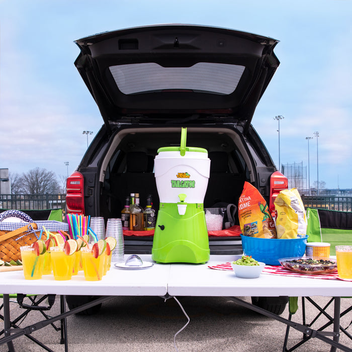 Taco Tuesday 1-Gallon AC/DC Tailgater Party Frozen Margarita & Slush Machine, Green