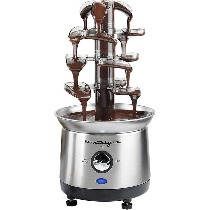 2-Pound Stainless Steel Cascading Fondue Fountain