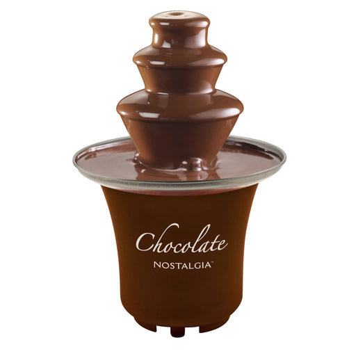 Nostalgia 3-Tier 1/2-Pound Chocolate Fondue Fountain