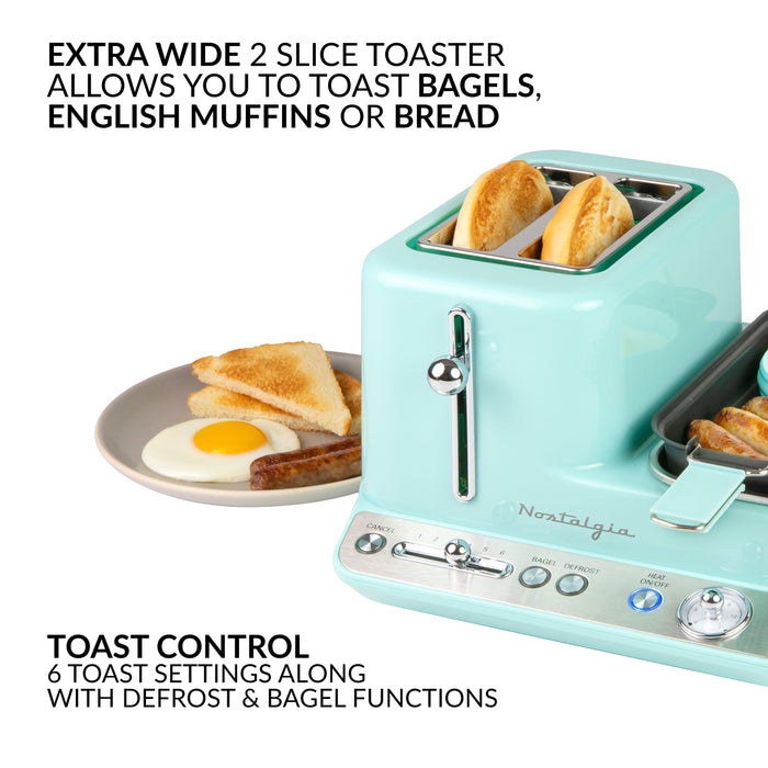 Retro 3-in-1 Breakfast Station, Aqua