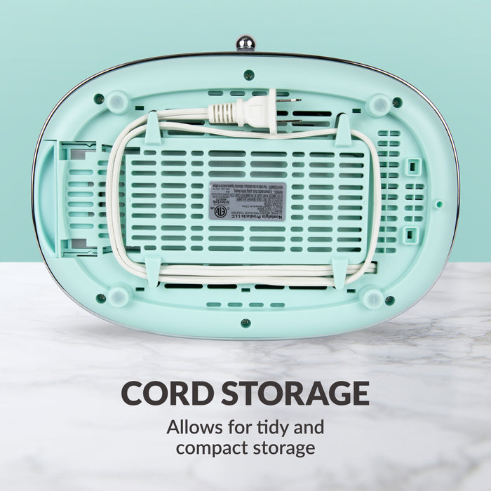 Classic Retro 2-Slice Toaster, Aqua
