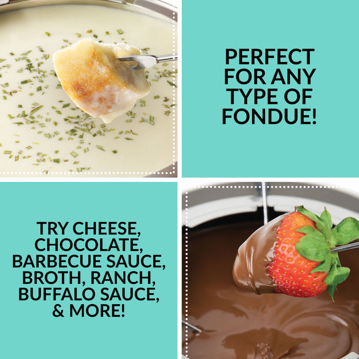 Nostalgia 12-Cup Electric Fondue Pot, Aqua