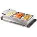 HomeCraft™ HCBS15SS 3-Station 1.5-Quart Stainless Steel Buffet Server & Warming Tray