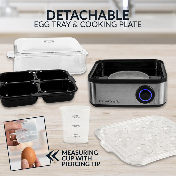HomeCraft 8-Egg Cooker with Buzzer