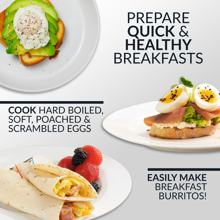 HomeCraft 8-Egg Cooker with Buzzer