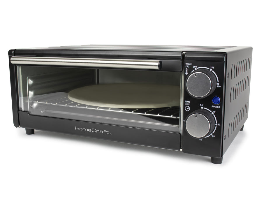 HomeCraft Convection Pizza Oven with Glass Door and Stone