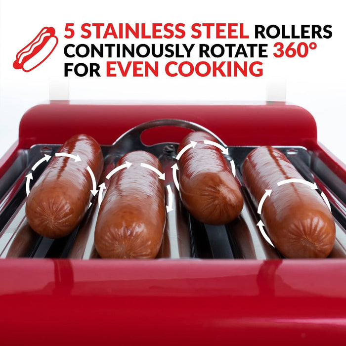 Coca-Cola® Hot Dog Roller and Bun Warmer, 8 Hot Dog and 6 Bun Capacity