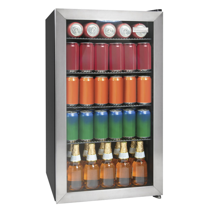 Igloo® 3.5 Cu. Ft. 135 Can Stainless Steel Beverage Cooler