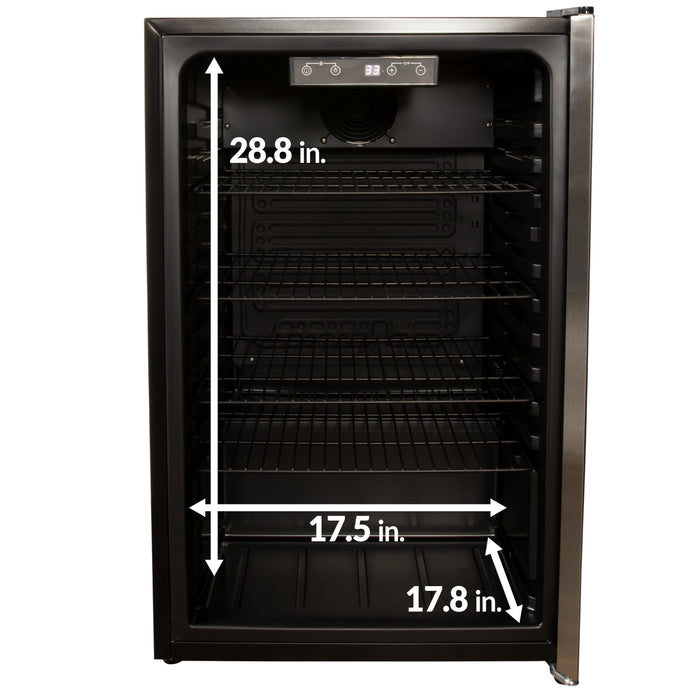 Igloo® 4.1 Cu. Ft. 180 Can Stainless Steel Beverage Cooler with Fan