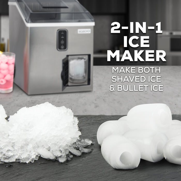 IGLOO 44 lb. Ice Maker and Dispensing Ice Shaver