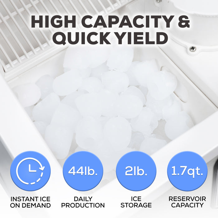 IGLOO 44 lb. Ice Maker and Dispensing Ice Shaver