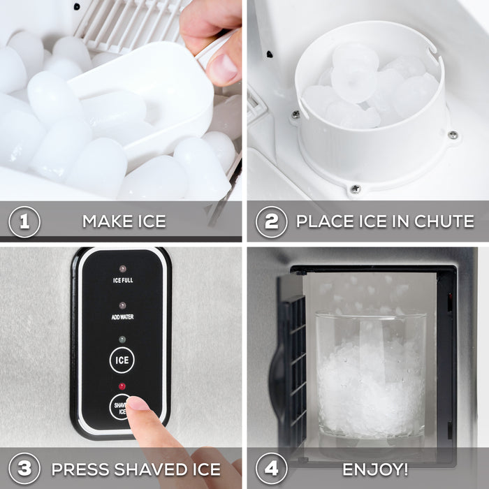 IGLOO 44 lb. Ice Maker and Dispensing Ice Shaver