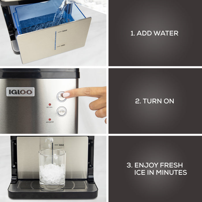Igloo Automatic Dispensing Nugget Ice Maker